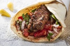 ساندوتش كباب شرائح